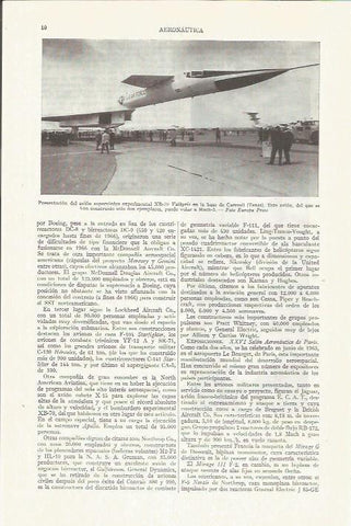 LAMINA ESPASA 35701: Aeronautica. El XB-70 Valkyrie