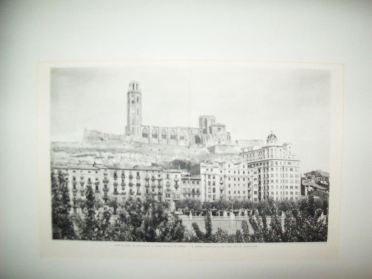 LAMINA 21689: Catedral de Lleida