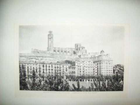 LAMINA 21689: Catedral de Lleida