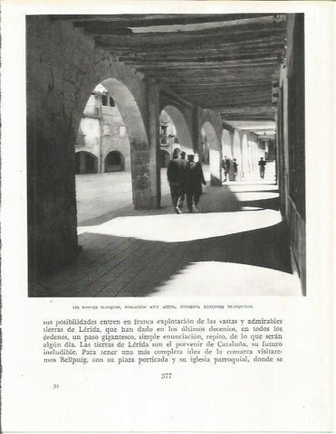 LAMINA 21692: Arcadas de Les Borges Blanques