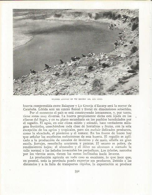 LAMINA 21694: Mujeres lavando en el rio Cinca