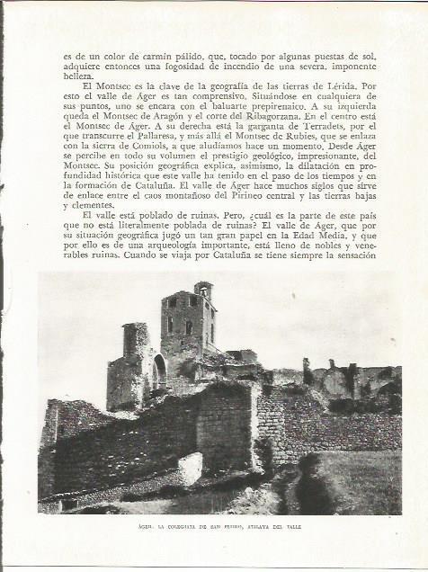 LAMINA 21699: Colegiata de Sant Pere en Ager