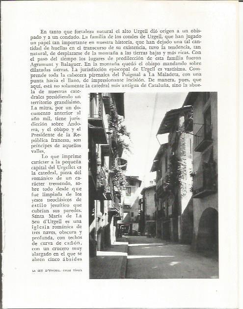 LAMINA 21686: Calle de la Seu d'Urgell