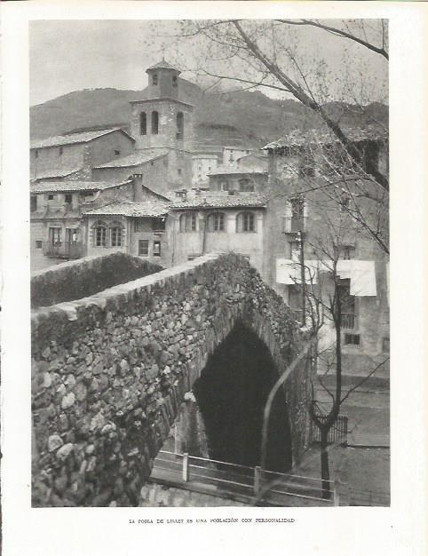 LAMINA 21661: Vista de La Pobla de Lillet