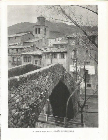 LAMINA 21661: Vista de La Pobla de Lillet