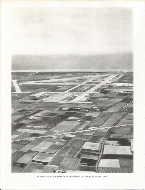 LAMINA 21665: Aeropuerto y huertos del Prat