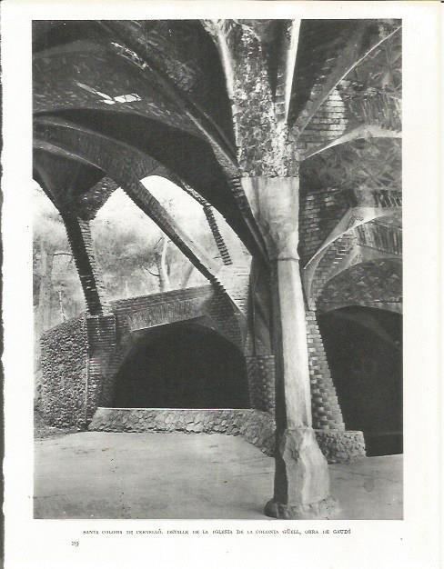 LAMINA 21666: Colonia Guell en Santa Coloma de Cervello