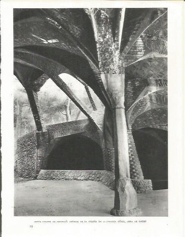 LAMINA 21666: Colonia Guell en Santa Coloma de Cervello