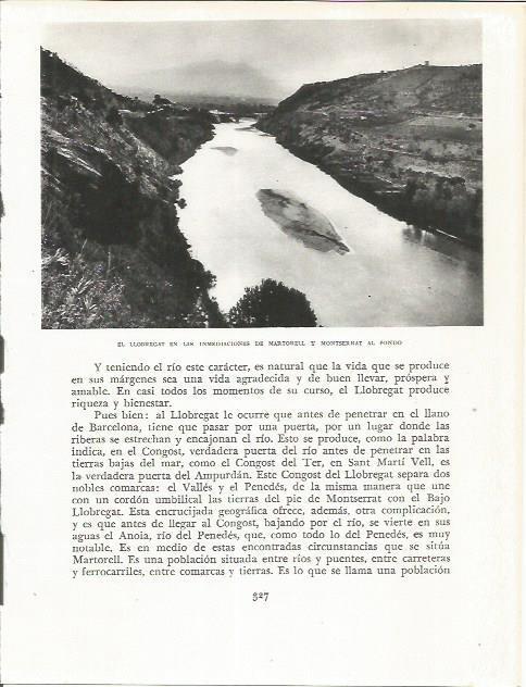 LAMINA 21669: El rio Llobregat entre Martorell y Montserrat
