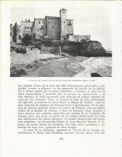 LAMINA 21750: Castillo de Tamarit