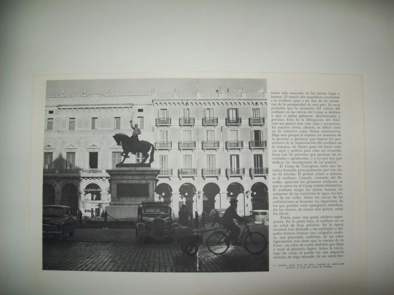 LAMINA 21755: Monumento al General Prim en Reus