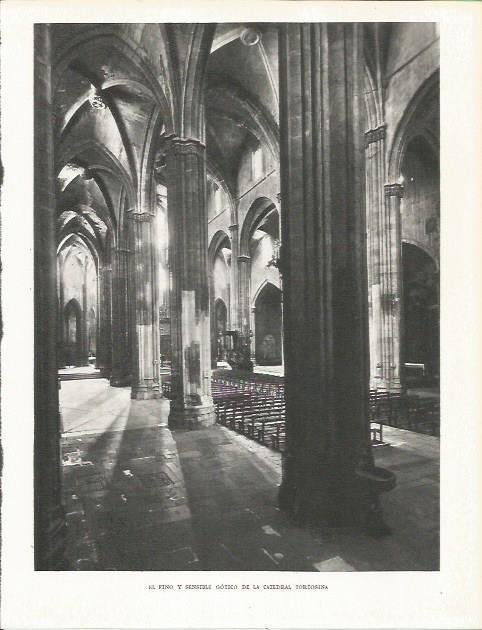 LAMINA 21758: Interior de la Catedral de Tortosa