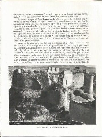 LAMINA 21761: Ruinas del Castillo de Mora d'Ebre