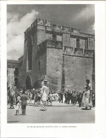 LAMINA 21726: Fiesta en el Monasterio de Santes Creus