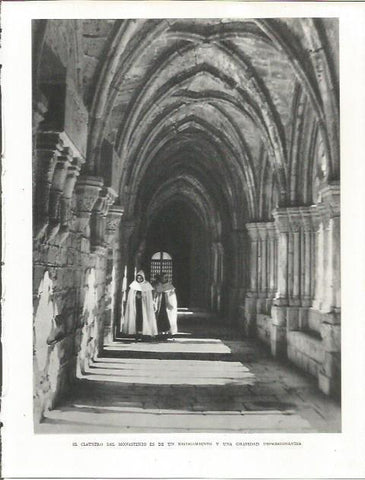 LAMINA 21732: Claustro del Monasterio de Poblet