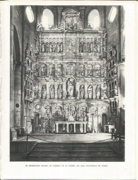 LAMINA 21733: Retablo de Forment en Poblet