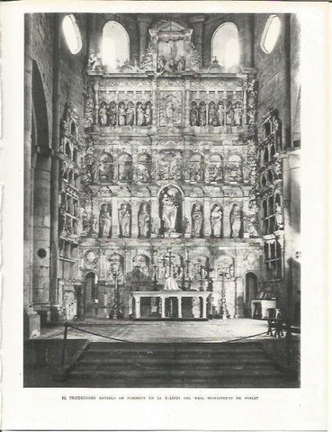 LAMINA 21733: Retablo de Forment en Poblet