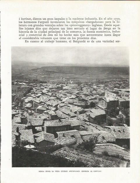 LAMINA 21658: Berga desde el castillo