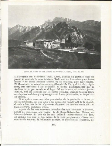 LAMINA 21657: Capilla del Roser en Sant Llorenç de Morunys