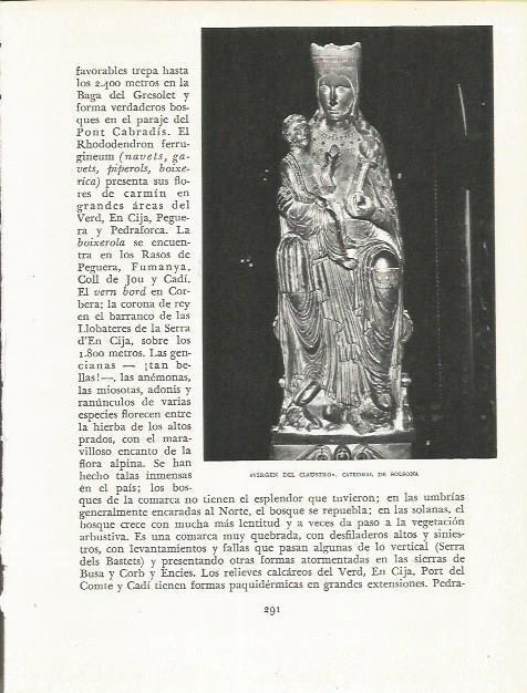 LAMINA 21656: Virgen del Claustro de Solsona