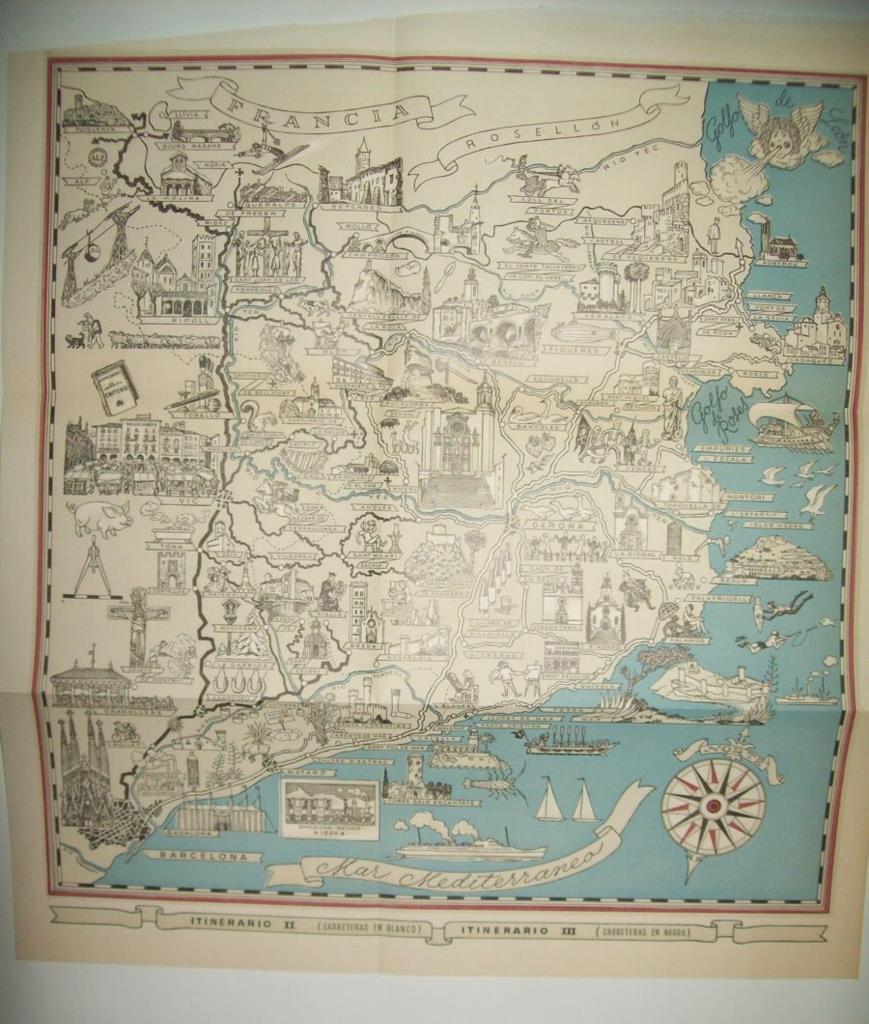 LAMINA 21579: Mapa Itinerario II y III 