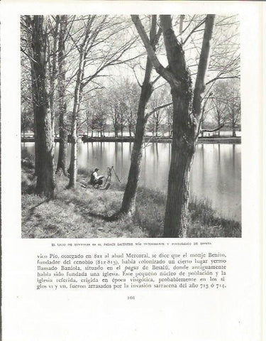 LAMINA 21585: Lago de Banyoles