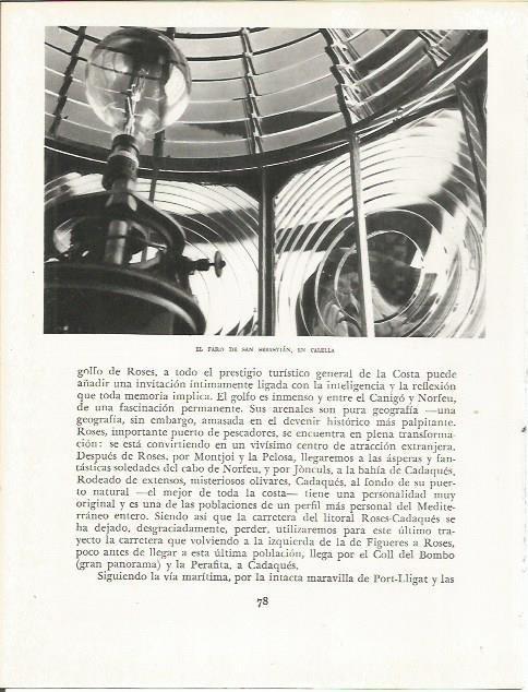 LAMINA 21572: Faro de San Sebastian en Calella