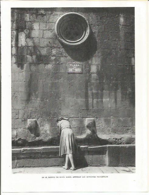 LAMINA 21551: Plaza de Santa Maria en Barcelona
