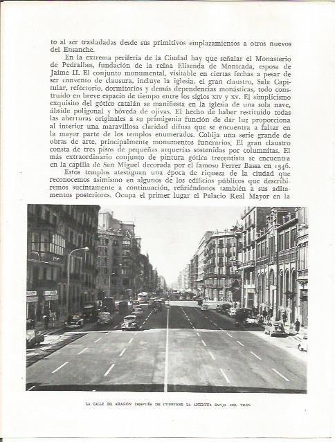 LAMINA 21552: Calle Aragon en Barcelona
