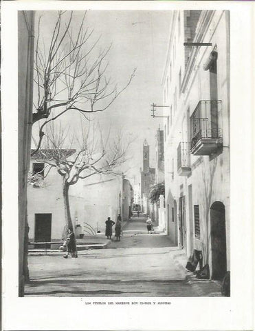 LAMINA 21557: Calle de un pueblo del Maresme