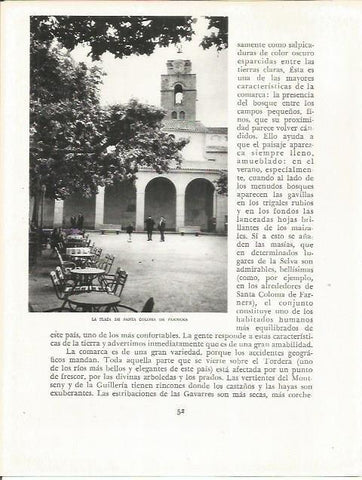 LAMINA 21560: Plaza de Santa Coloma de Farners
