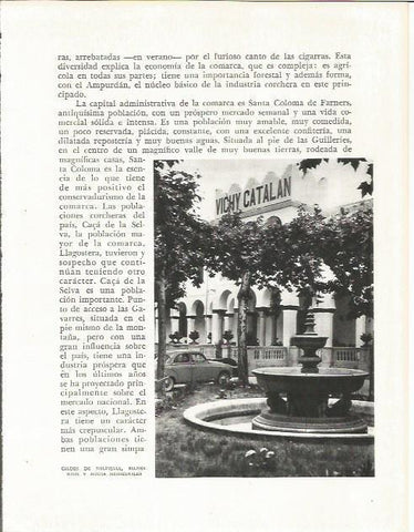 LAMINA 21561: Balneario de Vichy Catalan en Caldes de Malavella