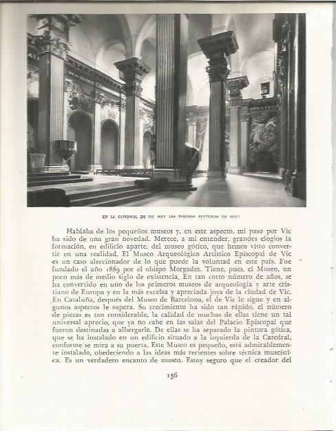 LAMINA 21599: Interior de la Catedral de Vic