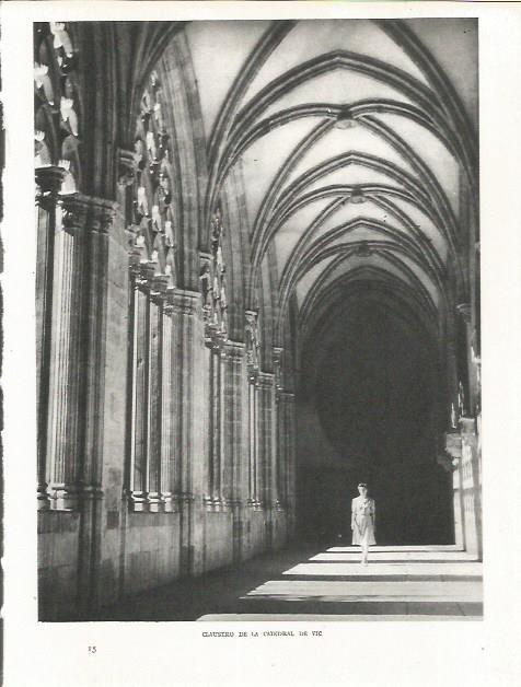 LAMINA 21600: Claustro de la Catedral de Vic