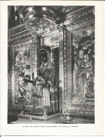 LAMINA 21643: La Virgen de Montserrat