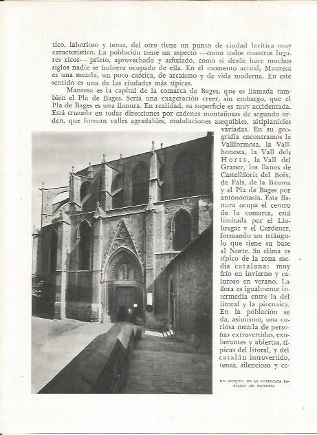 LAMINA 21646: Colegiata de Manresa