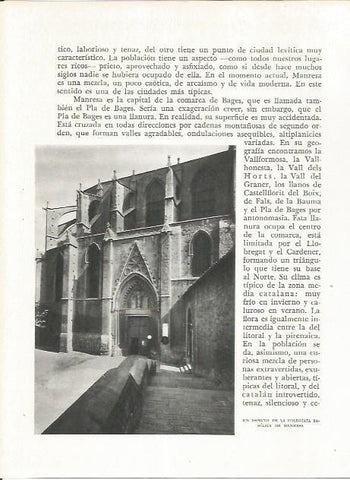LAMINA 21646: Colegiata de Manresa