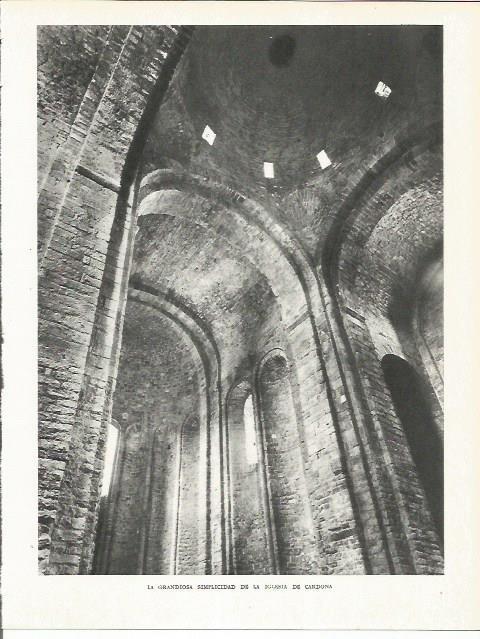 LAMINA 21654: Interior de la iglesia de Cardona