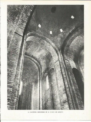 LAMINA 21654: Interior de la iglesia de Cardona