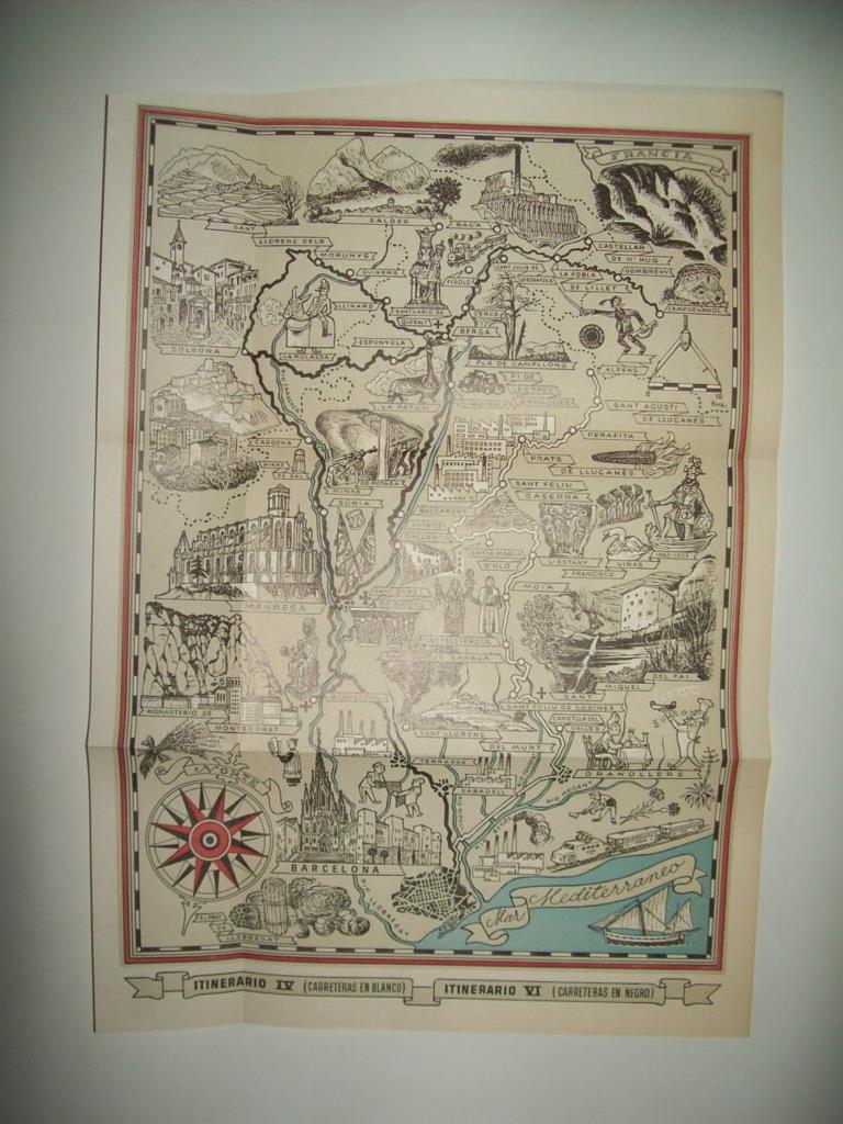 LAMINA 21629: Mapa Itinerario IV y VI
