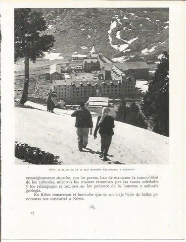 LAMINA 21618: Vista de Nuria