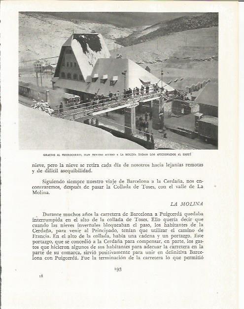 LAMINA 21620: Estacion de esqui de La Molina