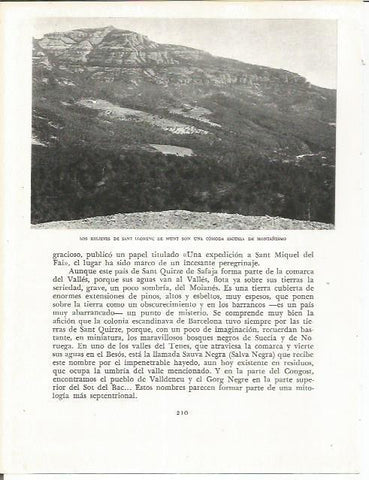 LAMINA 21624: Montañas de Sant Llorenç de Munt