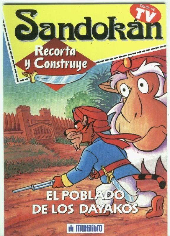 Serie de TV: Sandokan recorta y construye numero 3: El poblado de los Dakayos