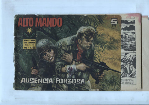 Alto Mando de 5 pts numero 51: ausencia forzosa
