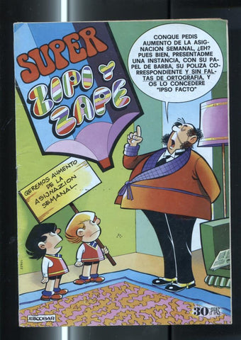 Super Zipi y Zape numero 055: Negocios a medias (Trini Tinture, 6 paginas)