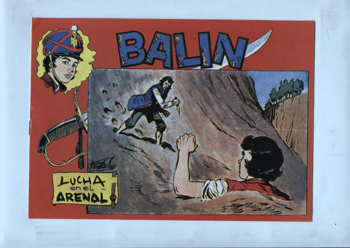 Facsimil: Balin numero 28: Lucha en el arenal