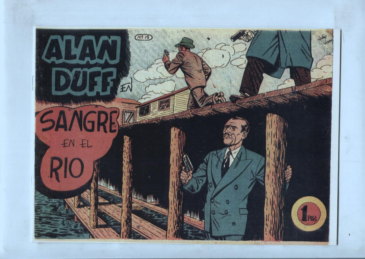 Facsimil: Alan Duff numero 15: Sangre en el rio