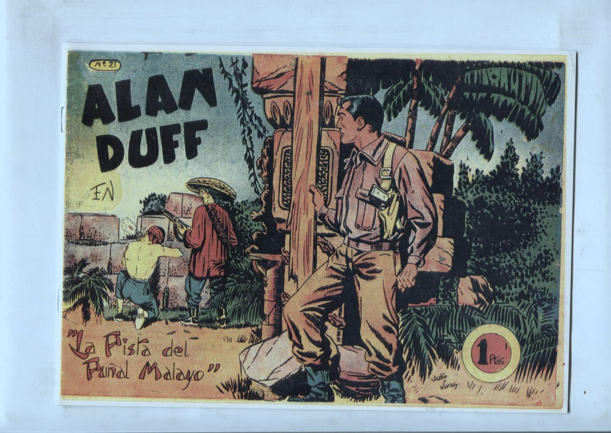 Facsimil: Alan Duff numero 21: La pistal del puñal malayo