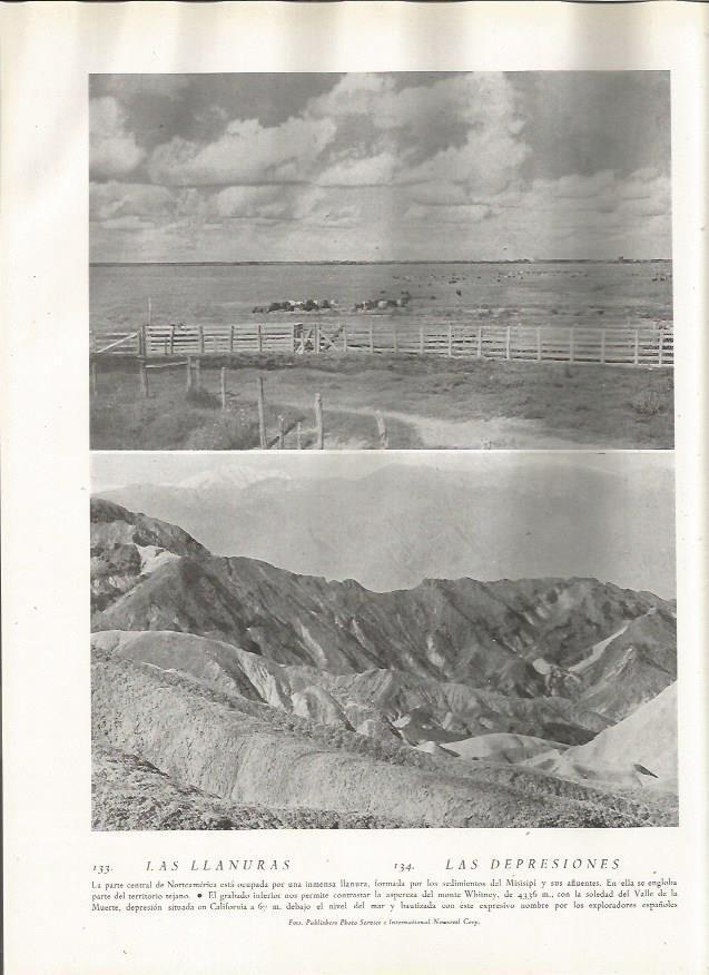LAMINA 22793: Llanura en USA y Monte Whitney